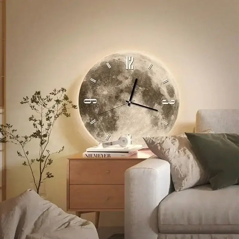 Luxury Wall Clock | Moon LED
