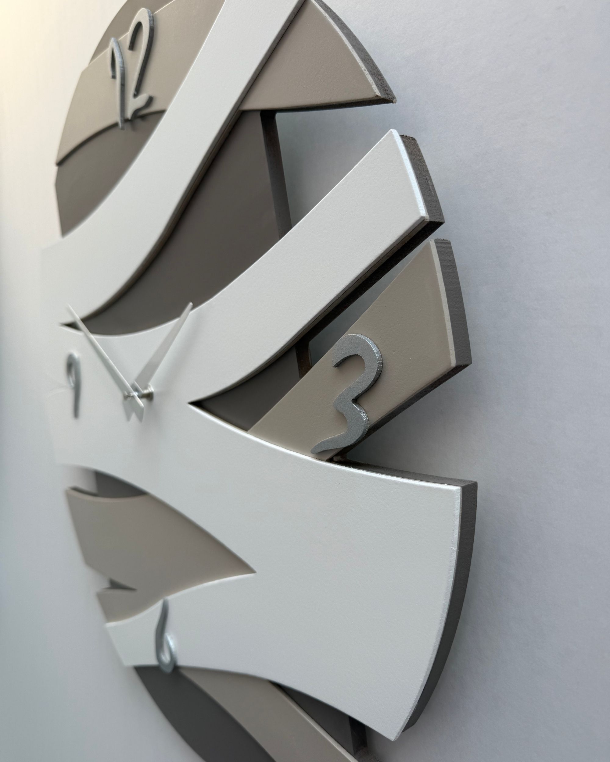 Luxury Wall Clock | Abstract Waves