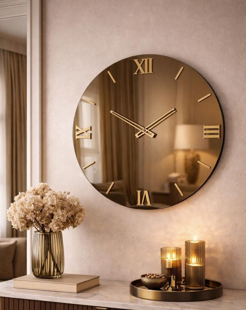 Luxury Wall Clock | Bronze Mirror Classic